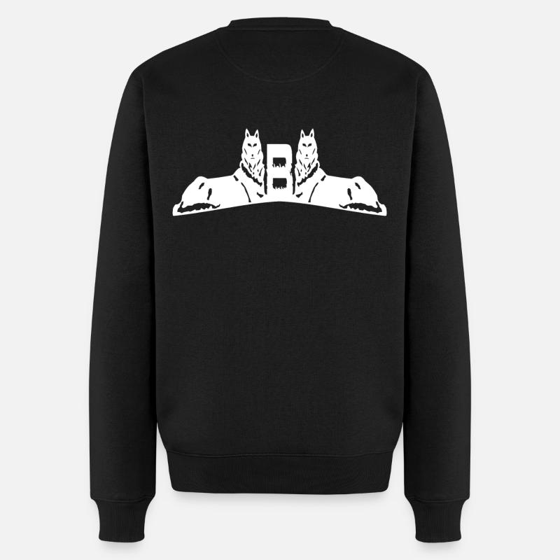 Twin Borz - Pull Premium bio Homme - noir