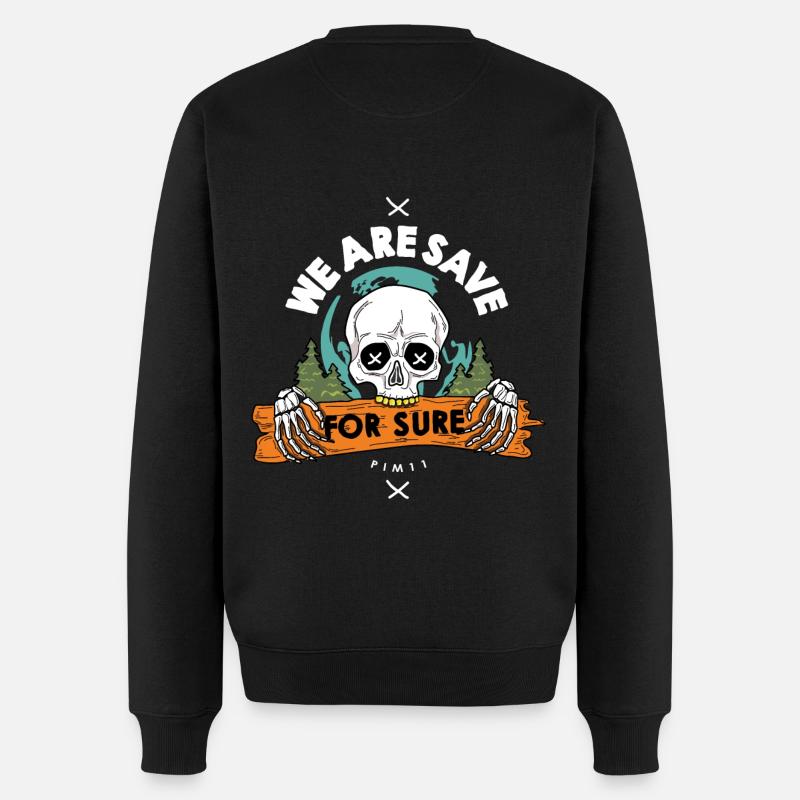 Nous sommes sauvés - Pull Premium bio Homme - noir