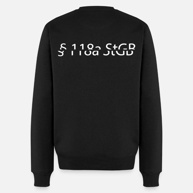 §118a StGB - Männer Premium Bio Pullover - Schwarz