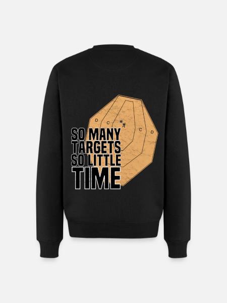 So many targets - Men's Premium Organic Jumper - black