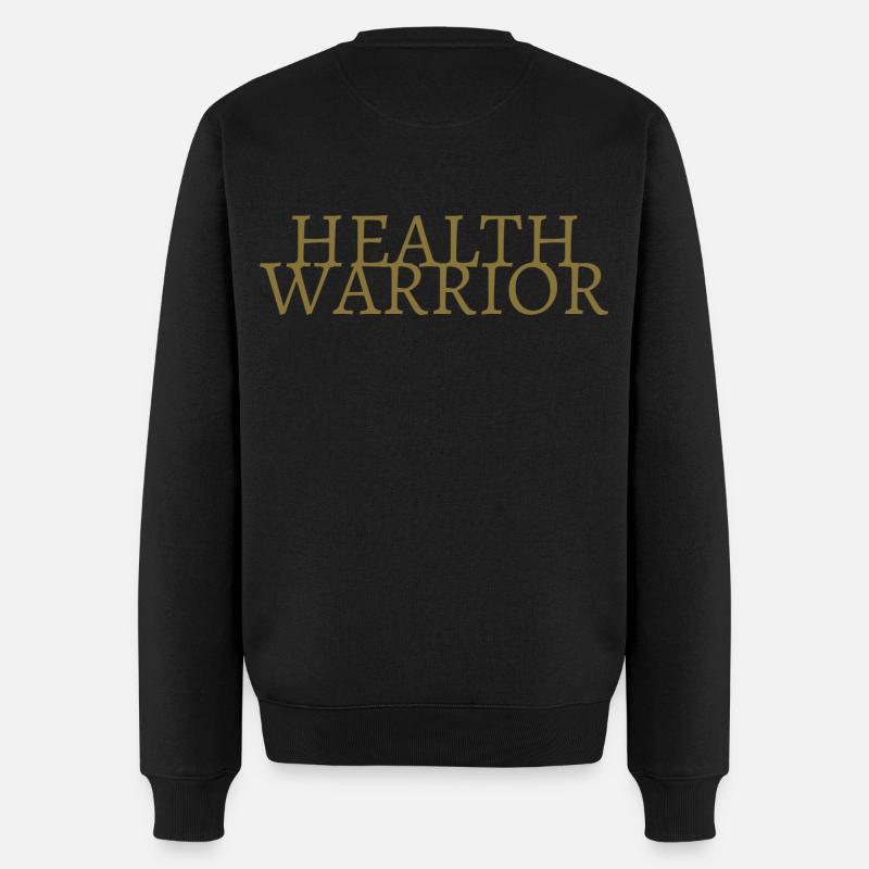 GUERRIER DE LA SANTÉ - Pull Premium bio Homme - noir