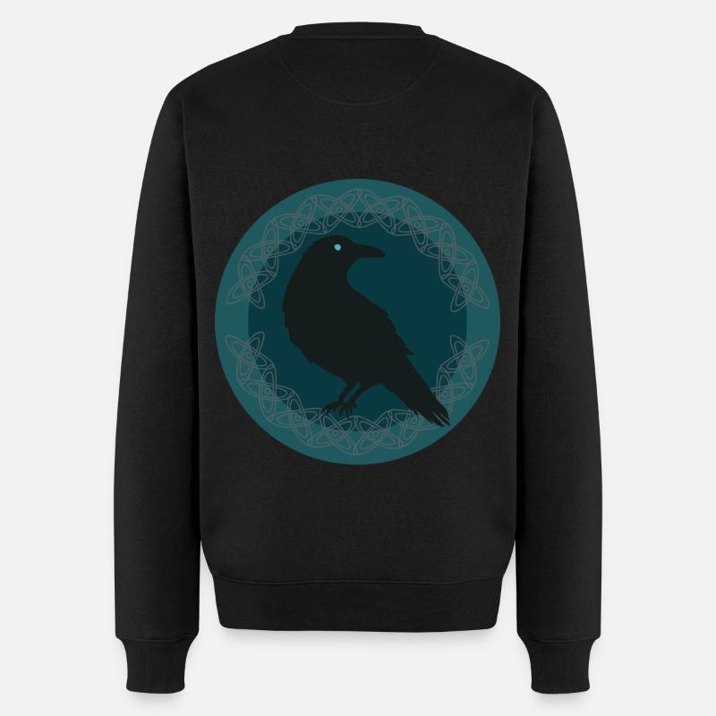 Corbeau Celtique - Pull Premium bio Homme - noir