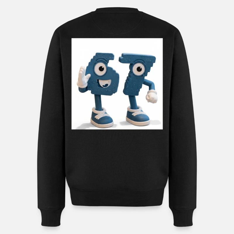 sixseven - Pull Premium bio Homme - noir