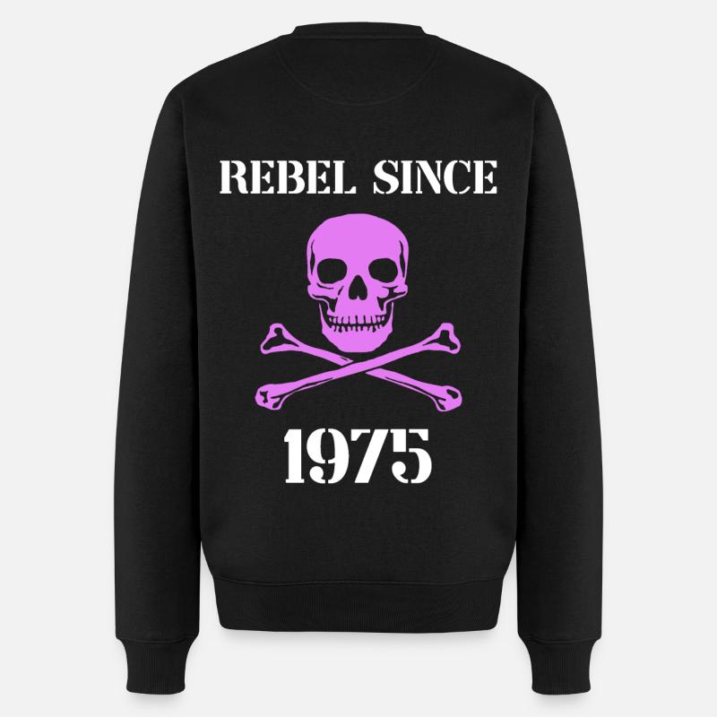 Rebelle depuis 1975 - Pull Premium bio Homme - noir