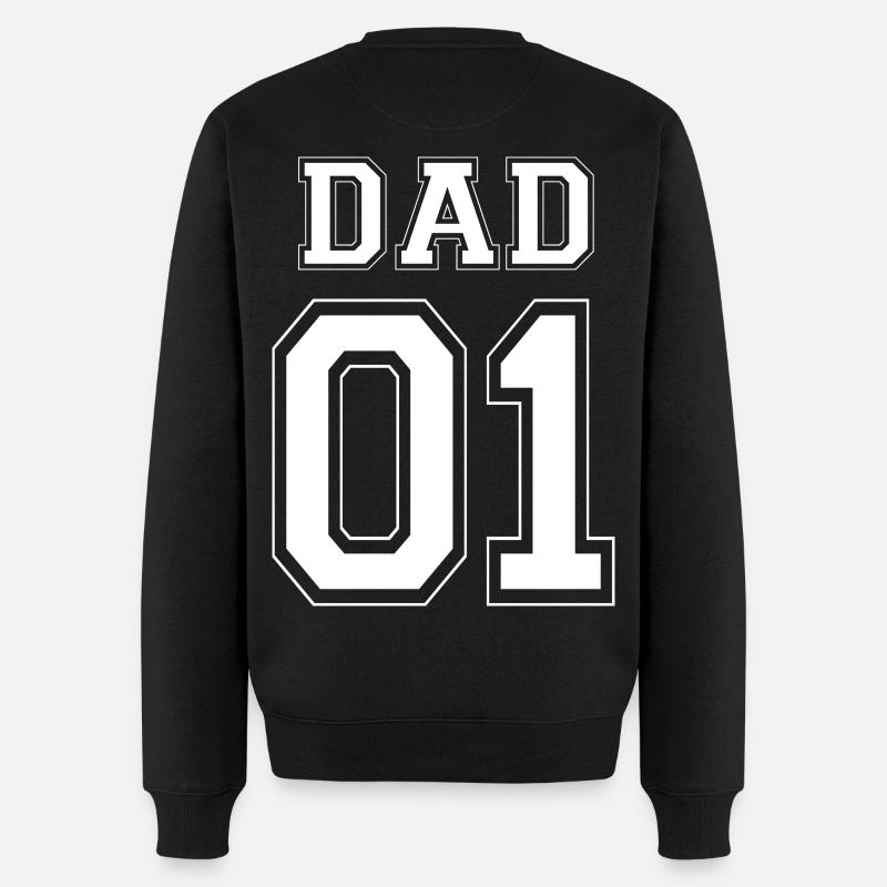 PAPA 01 - Édition blanche - Pull Premium bio Homme - noir