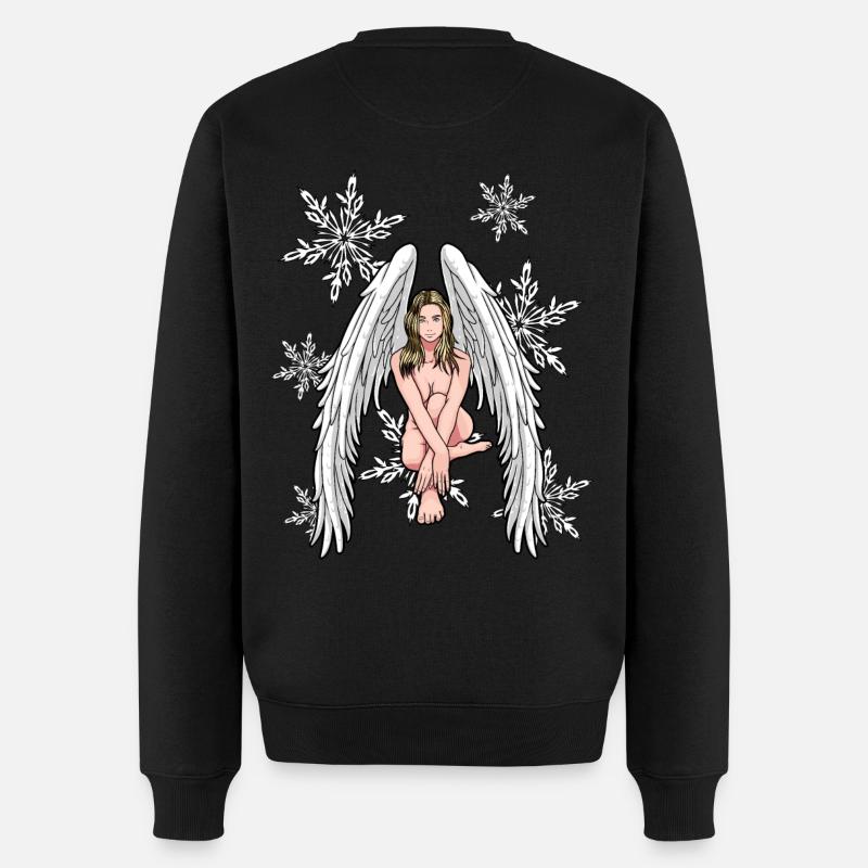 Noël ange de Noël - Pull Premium bio Homme - noir