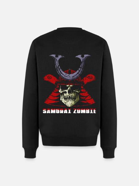 Samurai Zombie - Pull Premium bio Homme - noir