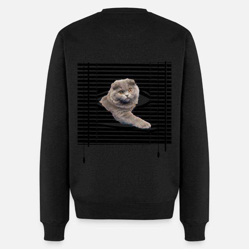 Mon chat s'évade - Pull Premium bio Homme - noir