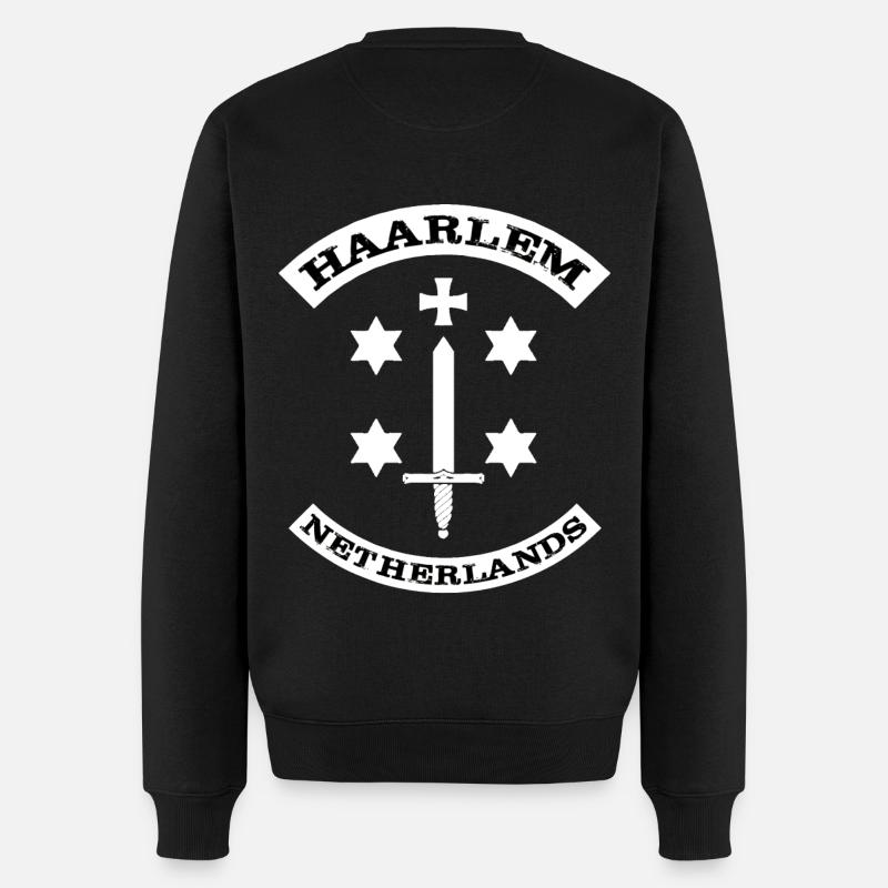 Haarlem - Pull Premium bio Homme - noir