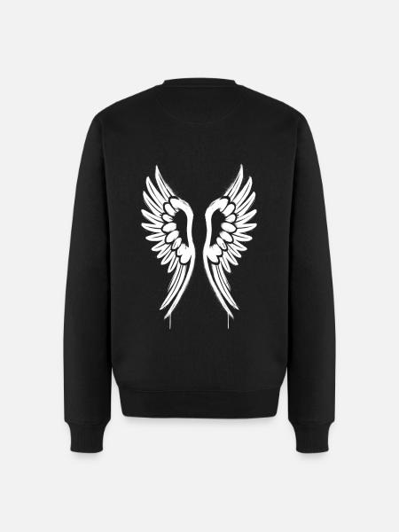 Angelwings Ailes d’ange - Pull Premium bio Homme - noir