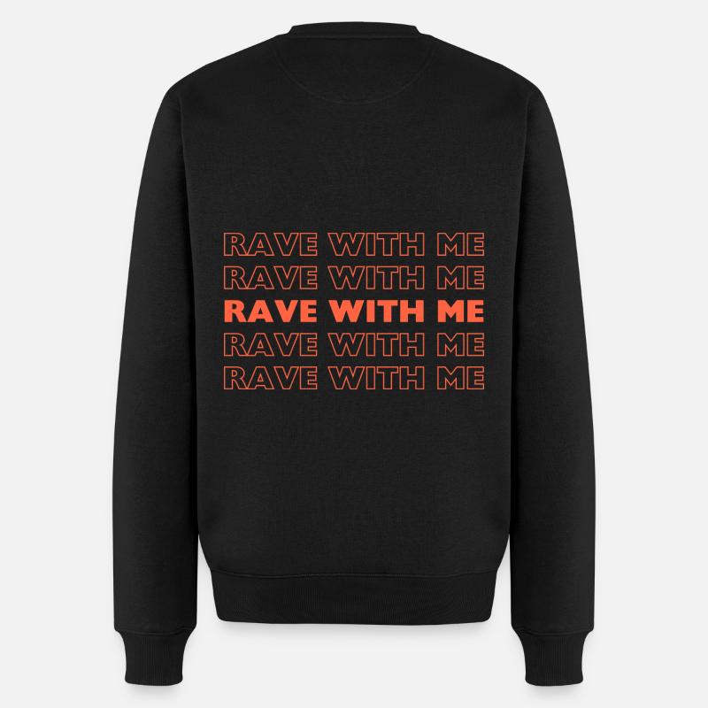Rave avec moi - Pull Premium bio Homme - noir