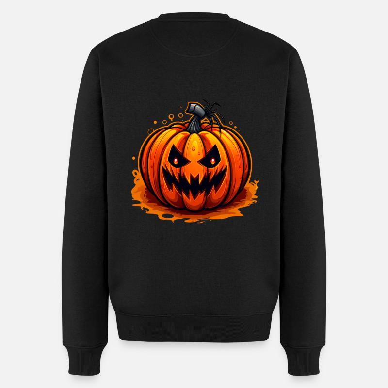 Terrible citrouille d’Halloween - Pull Premium bio Homme - noir