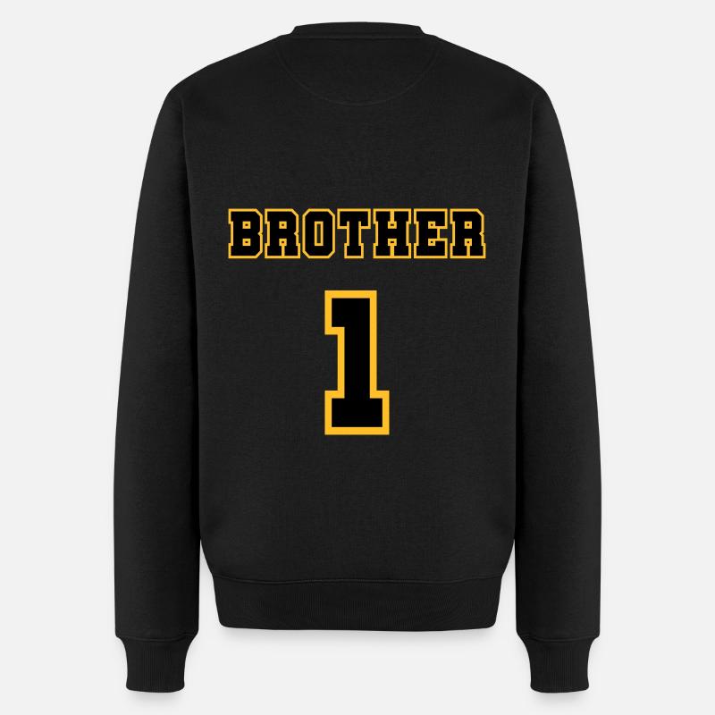 Brother 1 - Pull Premium bio Homme - noir