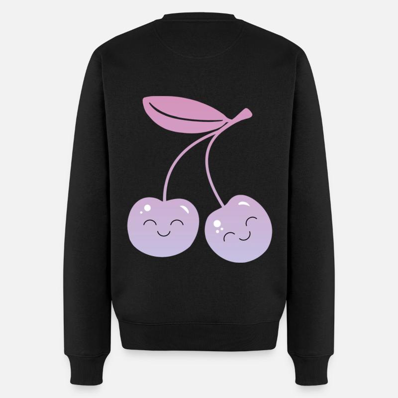 Cerises Kawaii - Pull Premium bio Homme - noir