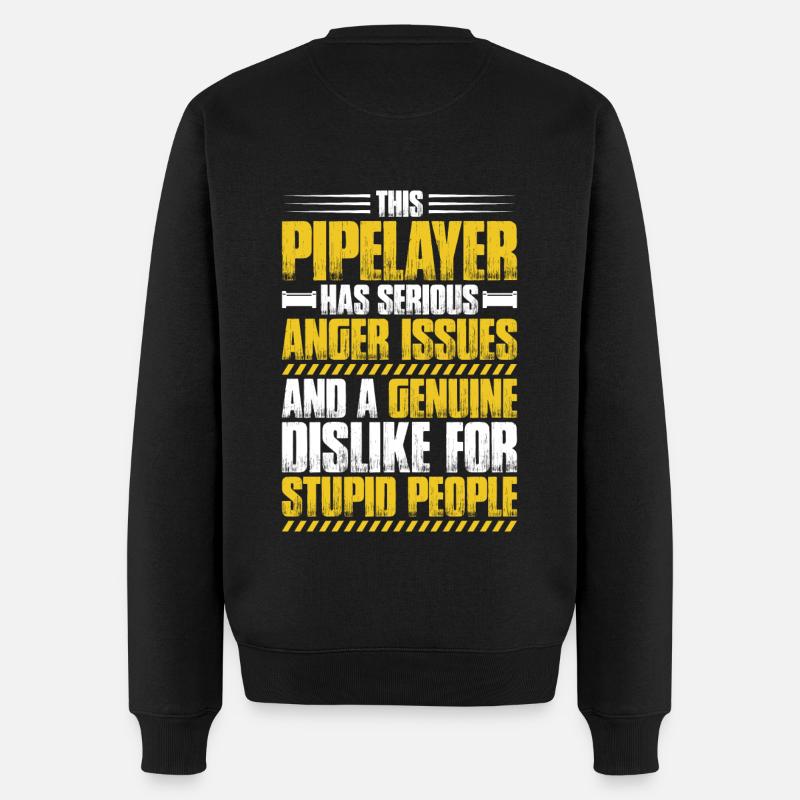 Pipeline Builder Pipeline Construction Pipelayer - Pull Premium bio Homme - noir