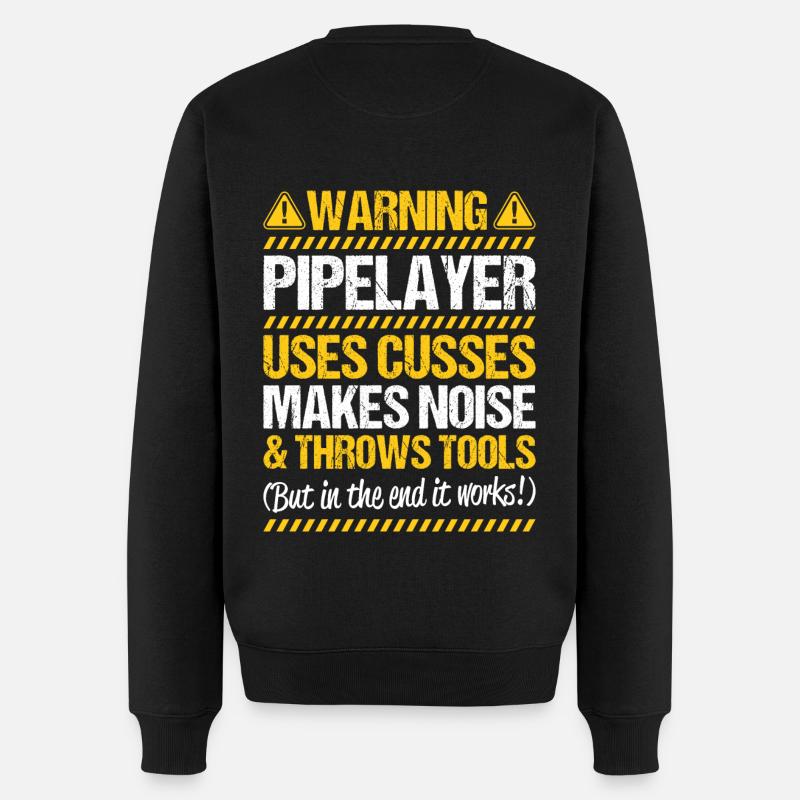 Pipeline Builder Pipeline Construction Pipelayer - Pull Premium bio Homme - noir