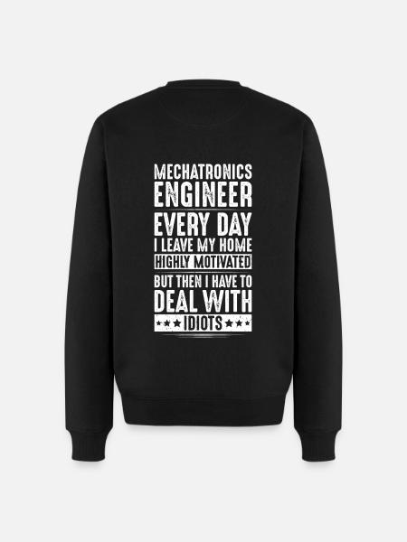 Mechatroniker Mechatronik Mechatronics Engineer - Men's Premium Organic Jumper - black