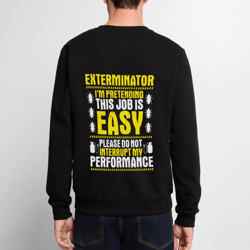 Schädlingsbekämpfer Kammerjäger Exterminator Männer Premium Bio Pullover