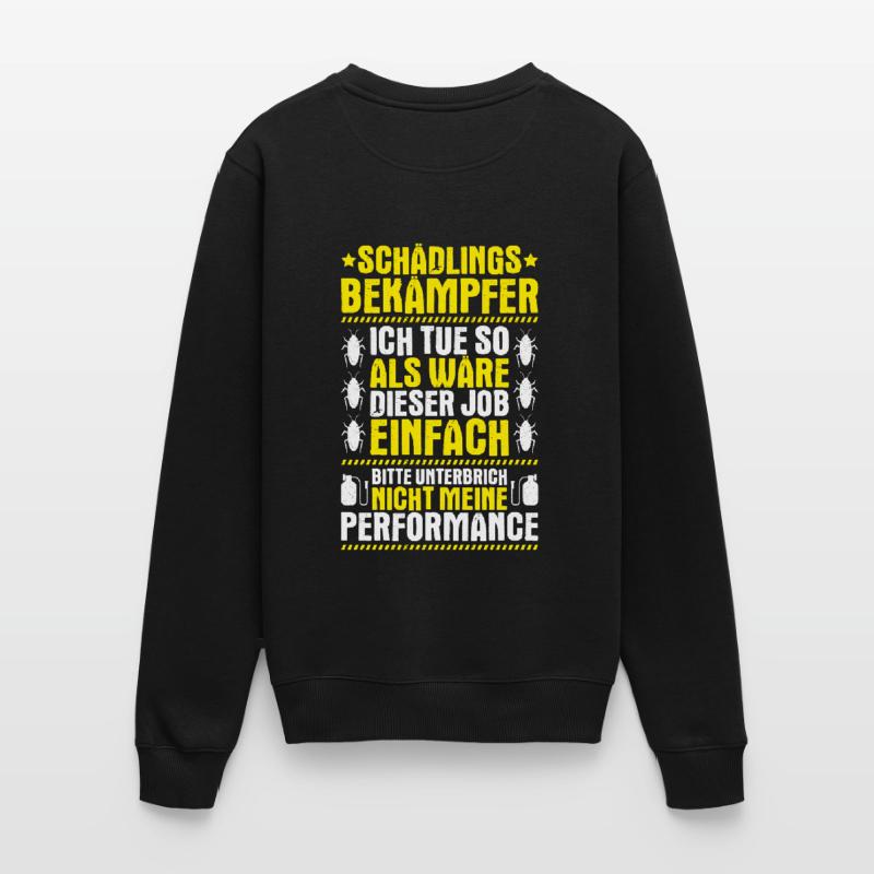 Schädlingsbekämpfer Kammerjäger Exterminator Männer Premium Bio Pullover