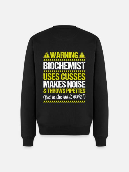 Biochemiker Biochemie Biochemistry Biochemist - Men's Premium Organic Jumper - black