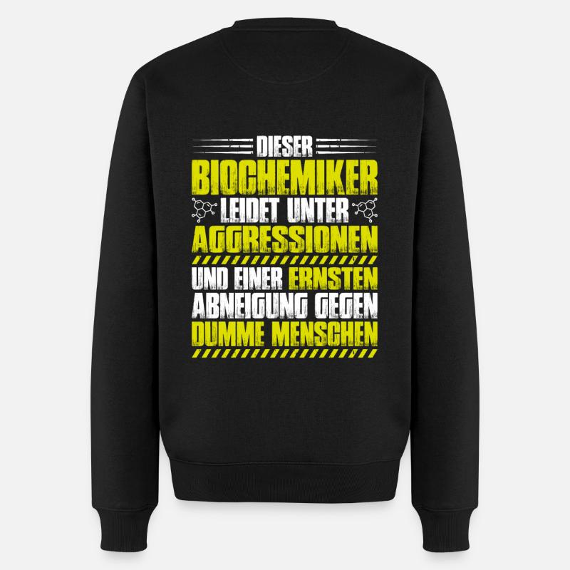 Biochemiker Biochimie Biochimie Biochimiste - Pull Premium bio Homme - noir