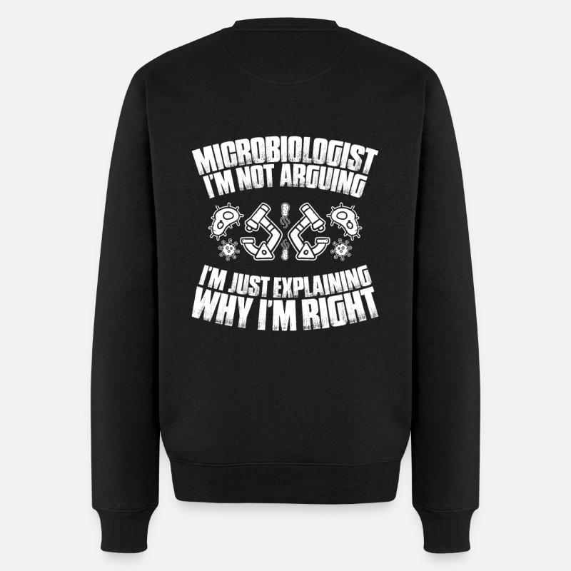 Microbiologie Microbiologiste Biologiste Biologiste - Pull Premium bio Homme - noir