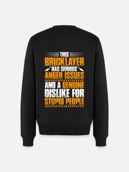 Master Masonry Masonry Bricklayer Mason - Men's Premium Organic Jumper - black