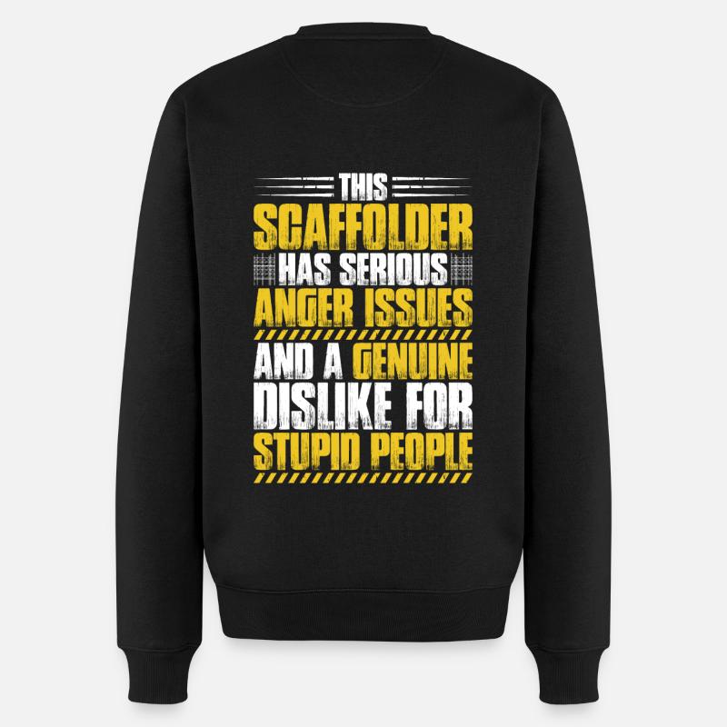 Échafaudage Échafaudage Échafaudage - Pull Premium bio Homme - noir