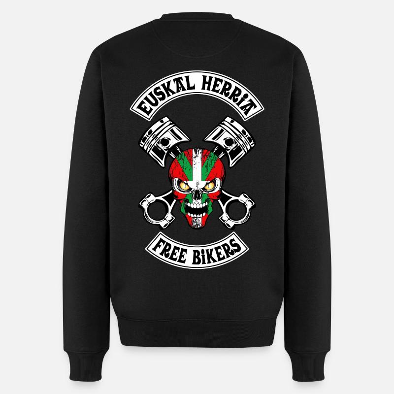 Basques Bikers - Pull Premium bio Homme - noir