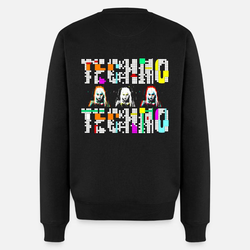 Techno Techno - Pull Premium bio Homme - noir