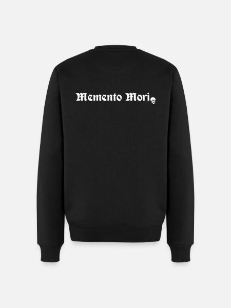 Memento Mori - Men's Premium Organic Jumper - black