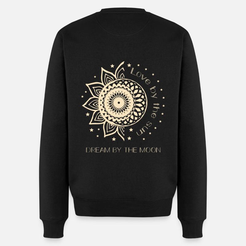 Love By The Sun Dream By The Moon Boho cadeau - Pull Premium bio Homme - noir