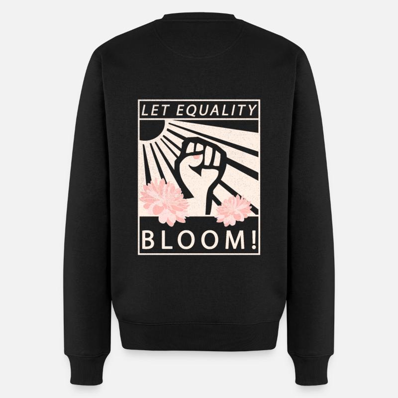 Equality Equality Feminist - Men's Premium Organic Jumper - black
