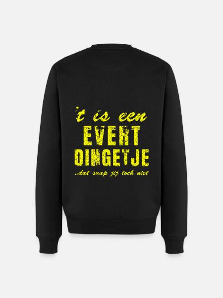 Personalised gifts for Evert - Men's Premium Organic Jumper - black