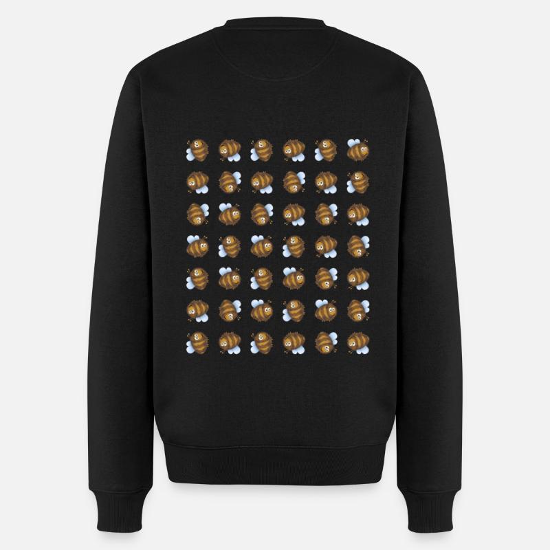 Drôle de gros bourdon - Pull Premium bio Homme - noir