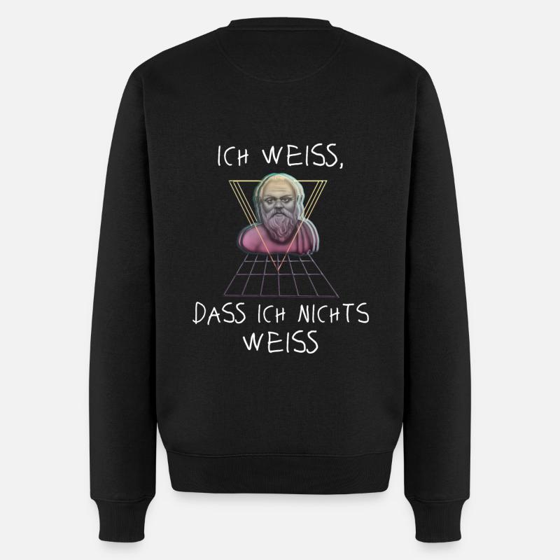 Socrate philosophe grec - Pull Premium bio Homme - noir