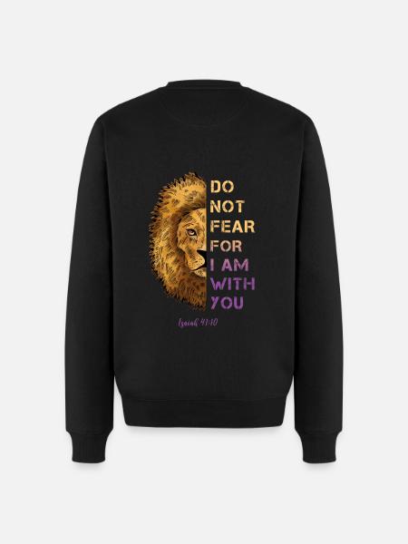 Relevant quote Leo - Men's Premium Organic Jumper - black