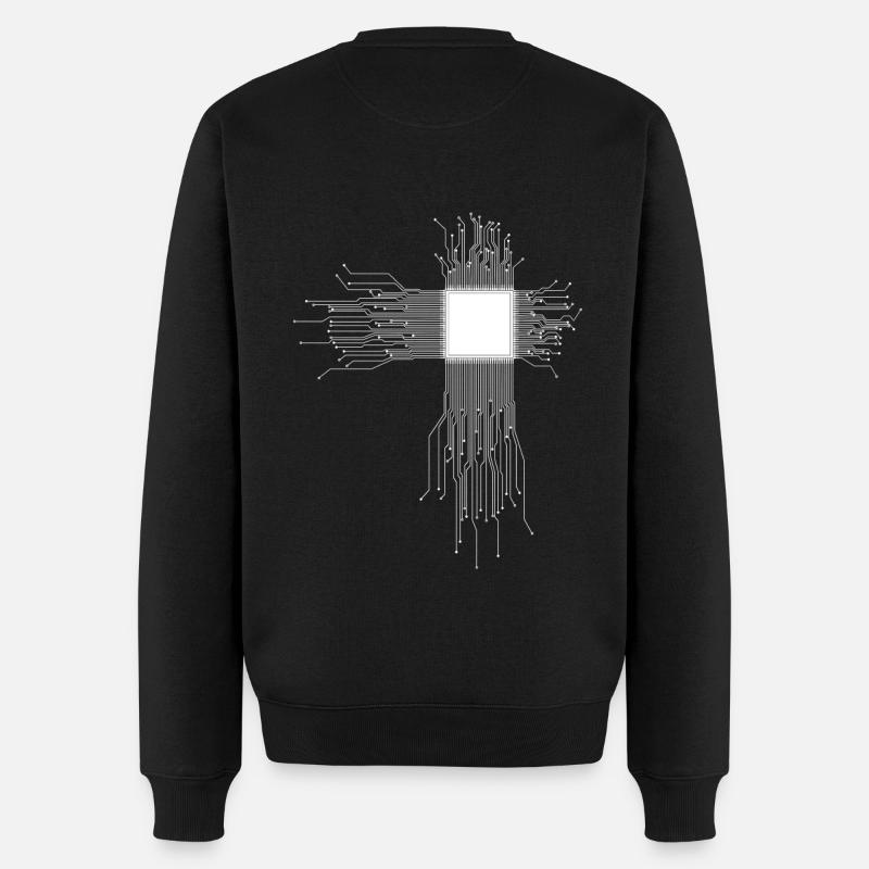 Processeur CPU - Pull Premium bio Homme - noir