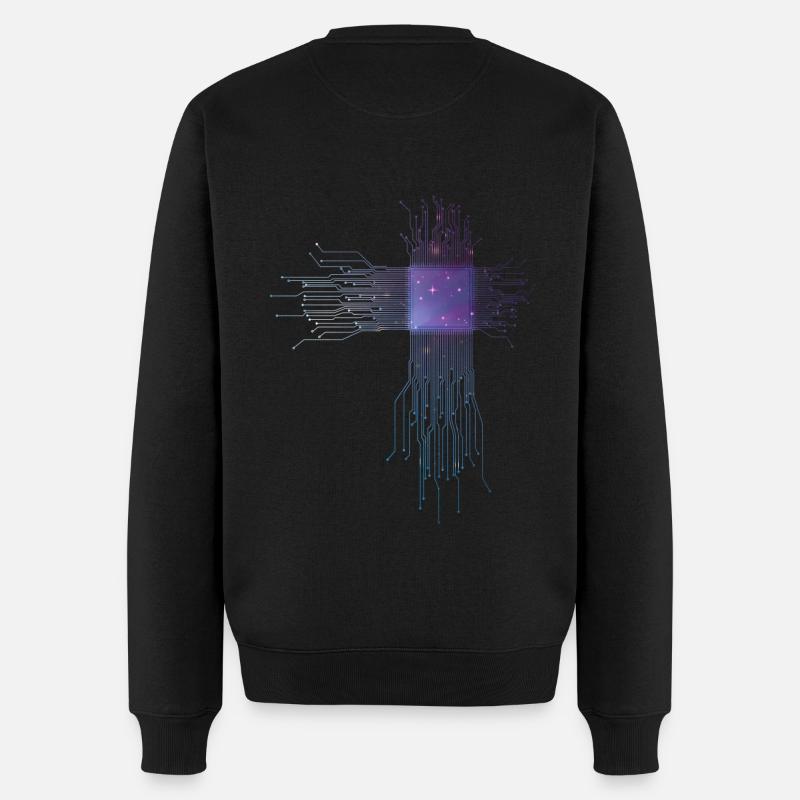 CPU Processeur Informaticien Électricien - Pull Premium bio Homme - noir