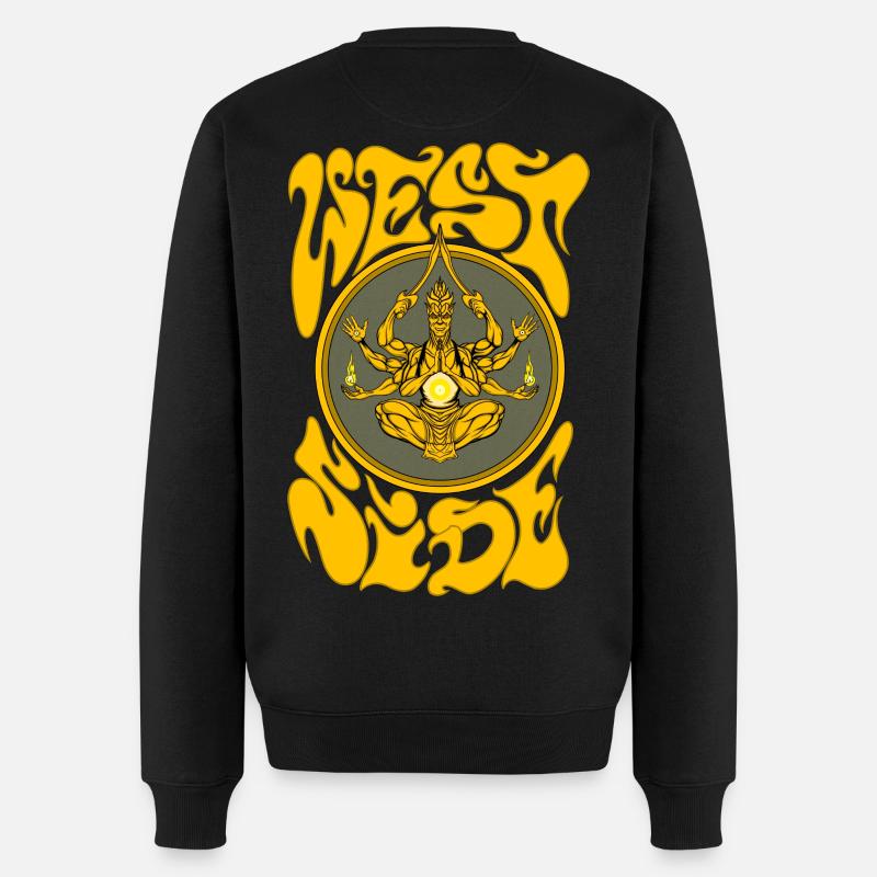 Côté ouest - Pull Premium bio Homme - noir