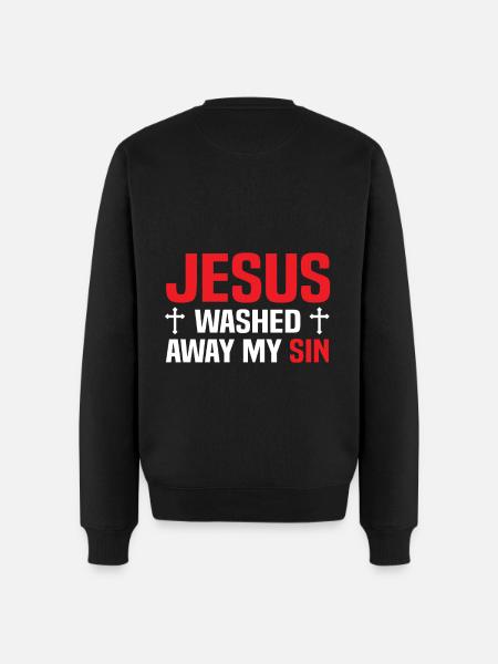 Jesus Christ - Men's Premium Organic Jumper - black