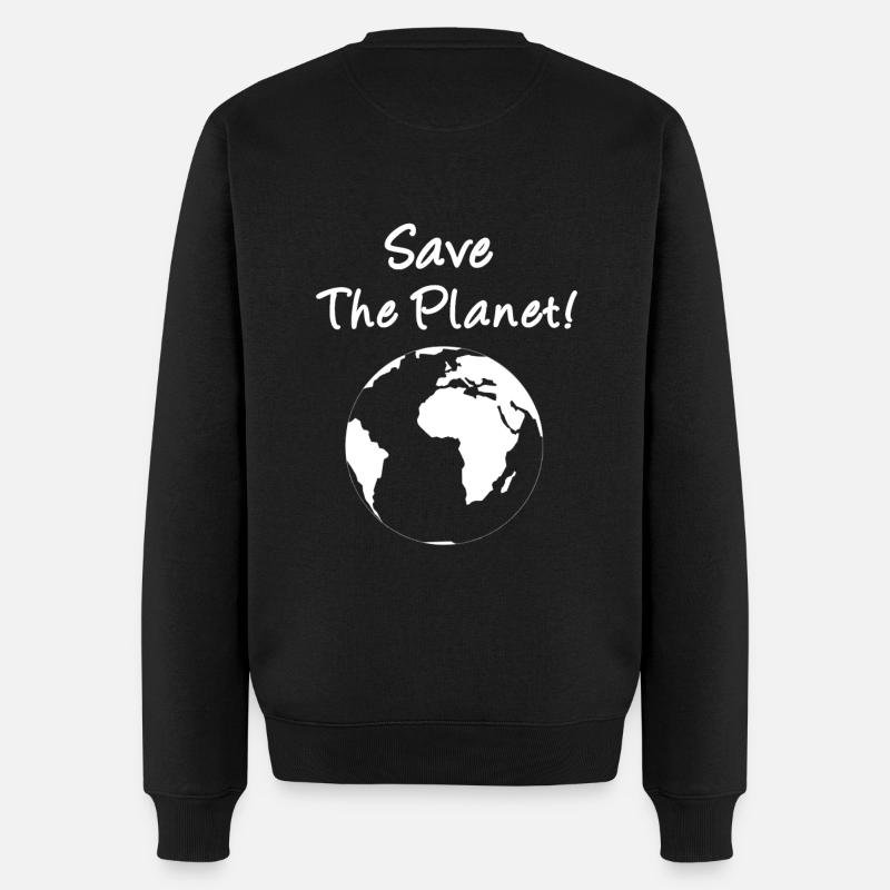 Sauvez la planète! - Pull Premium bio Homme - noir