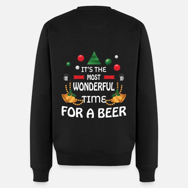 Bière de Noël - Pull Premium bio Homme - noir