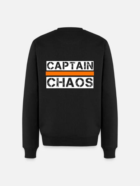 Captain chaos - Men's Premium Organic Jumper - black