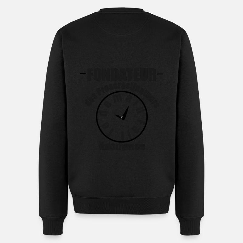 Procrastinateur - Pull Premium bio Homme - noir