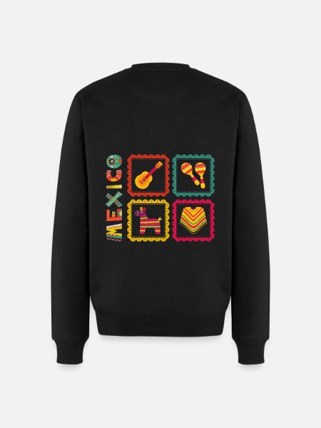 Mexico - Men's Premium Organic Jumper - black