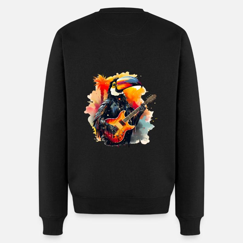 Toucan à bascule - Pull Premium bio Homme - noir