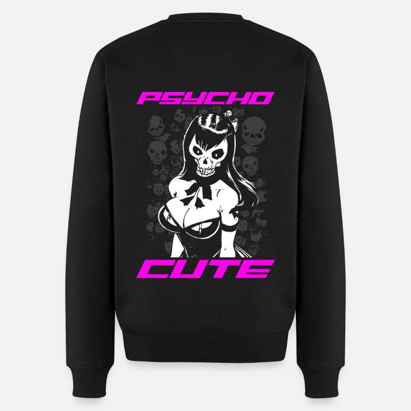 PSYCHO MIGNON - Pull Premium bio Homme - noir