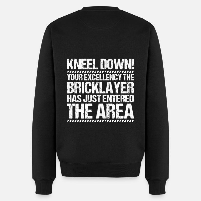 Maçon Bricklayer Mason - Pull Premium bio Homme - noir