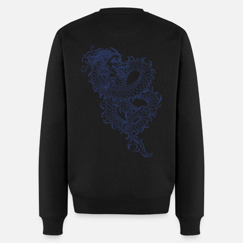 Dragon chinois - Pull Premium bio Homme - noir